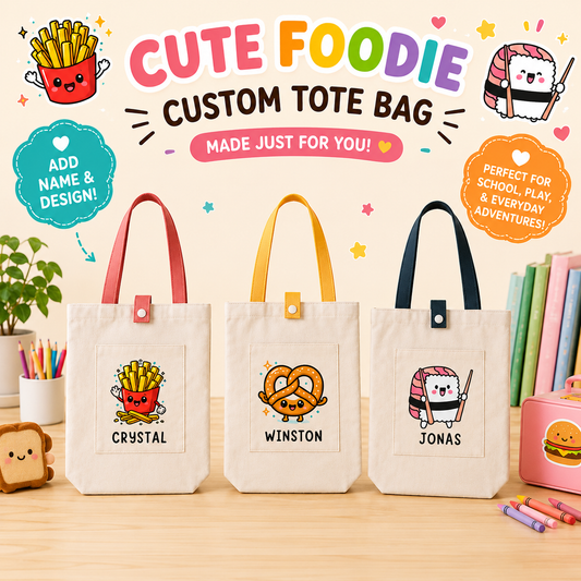 Cute Foodie Custom Tote