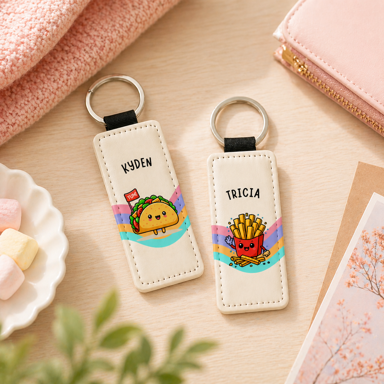 Foodie Key Tag