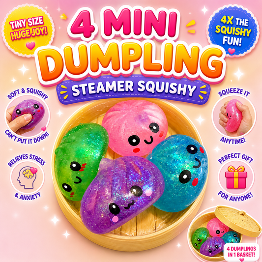 [SG Stocks] 4 Mini Squishy Dumpling