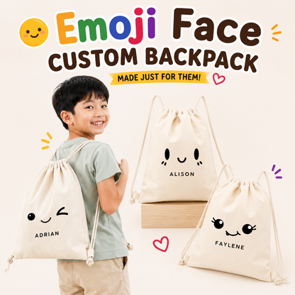 Emoji Faces Custom Backpack