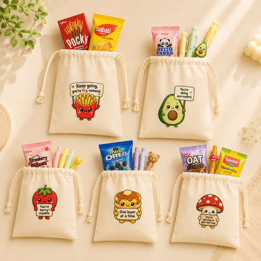 Emotional Support Foodie Custom Favor Bags