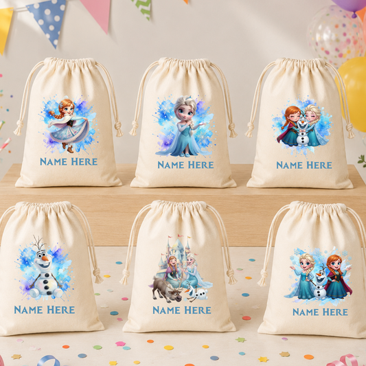 Frozen (Anna & Elsa) Custom Favor Bags