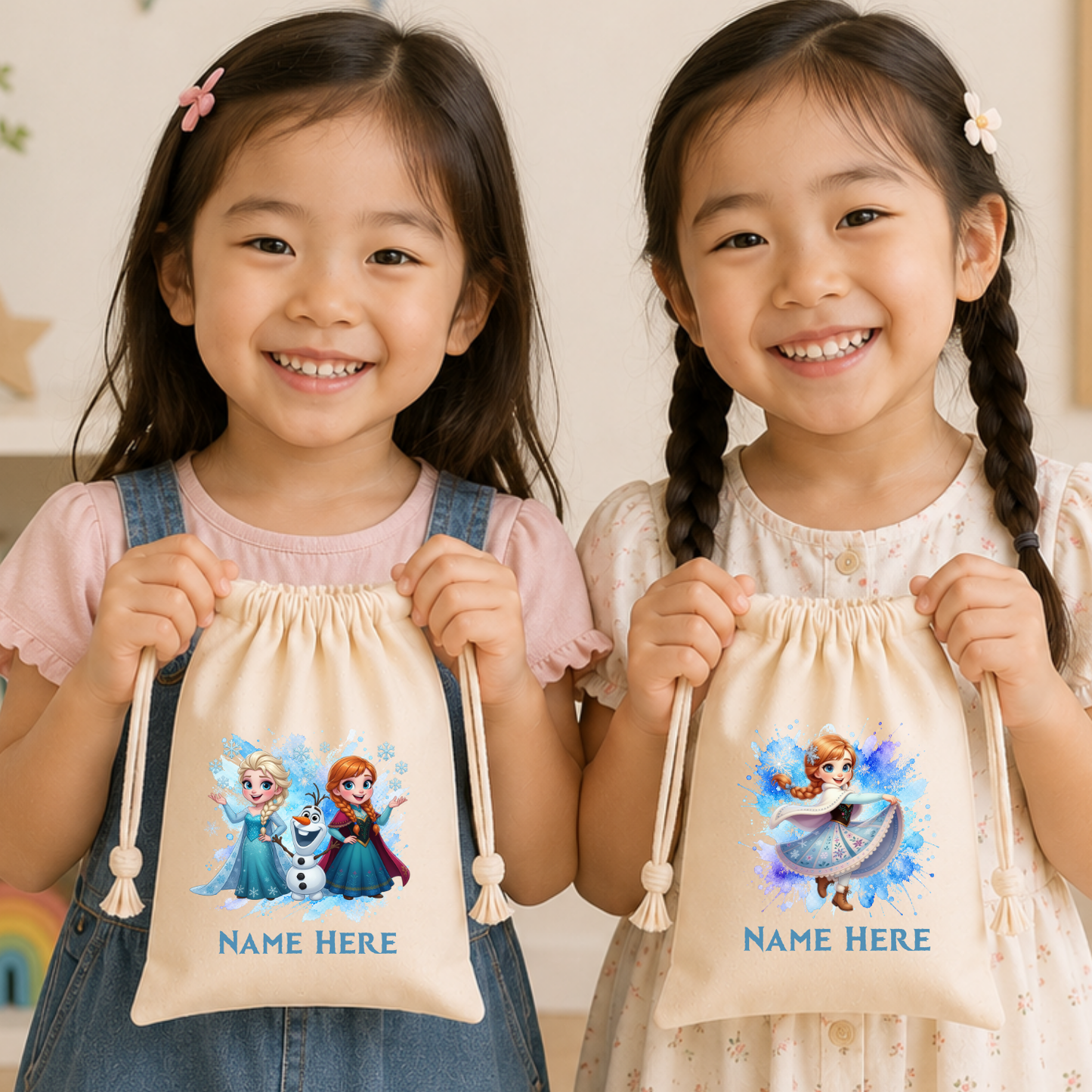 Frozen (Anna & Elsa) Custom Favor Bags