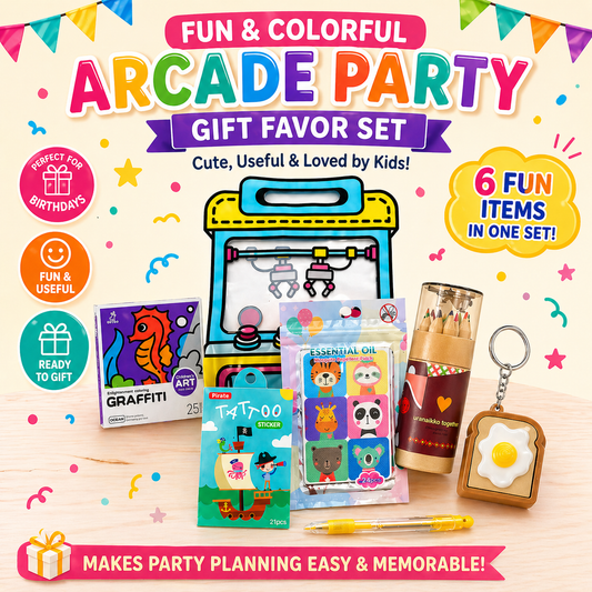 Arcade Party Gift Favor Set – Fun Claw