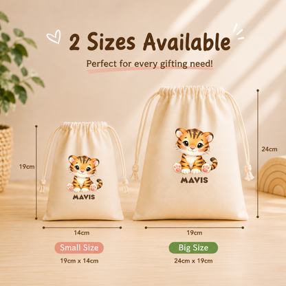 Safari Animals Custom Favor Bags