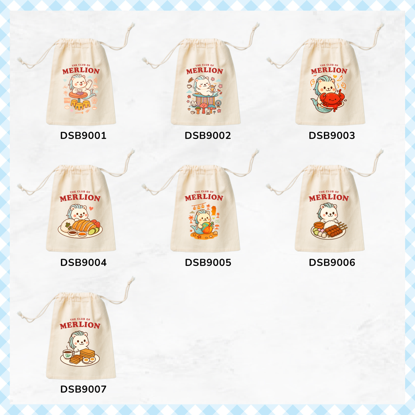 The Club of Merlion Favor Bag