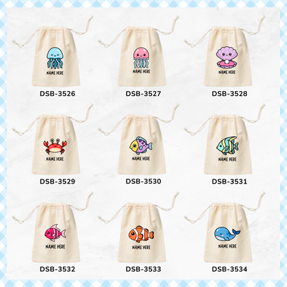 Under the Sea Animals Custom Favor Bags