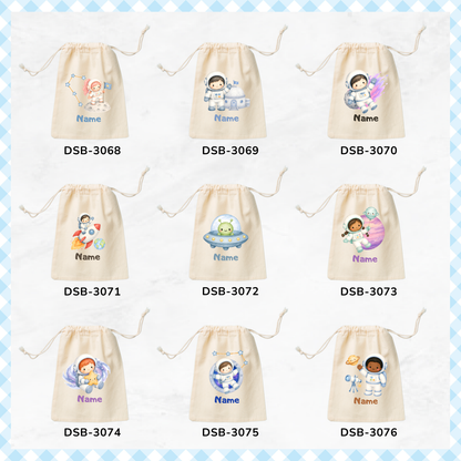 Astronauts Outer Space Custom Favor Bags