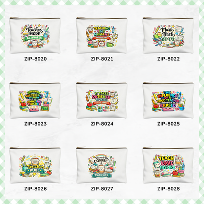 Classroom Heroes Essential Canvas Zipper Pouch