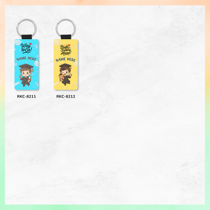 Graduation Chibi Key Tags