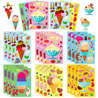 Set of 6pcs Random Busy sticker craft kit