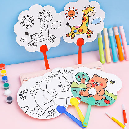 DIY Colouring Fan