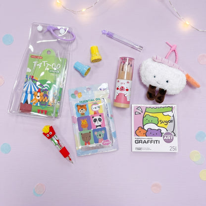 Plush Colouring Carrier Set
