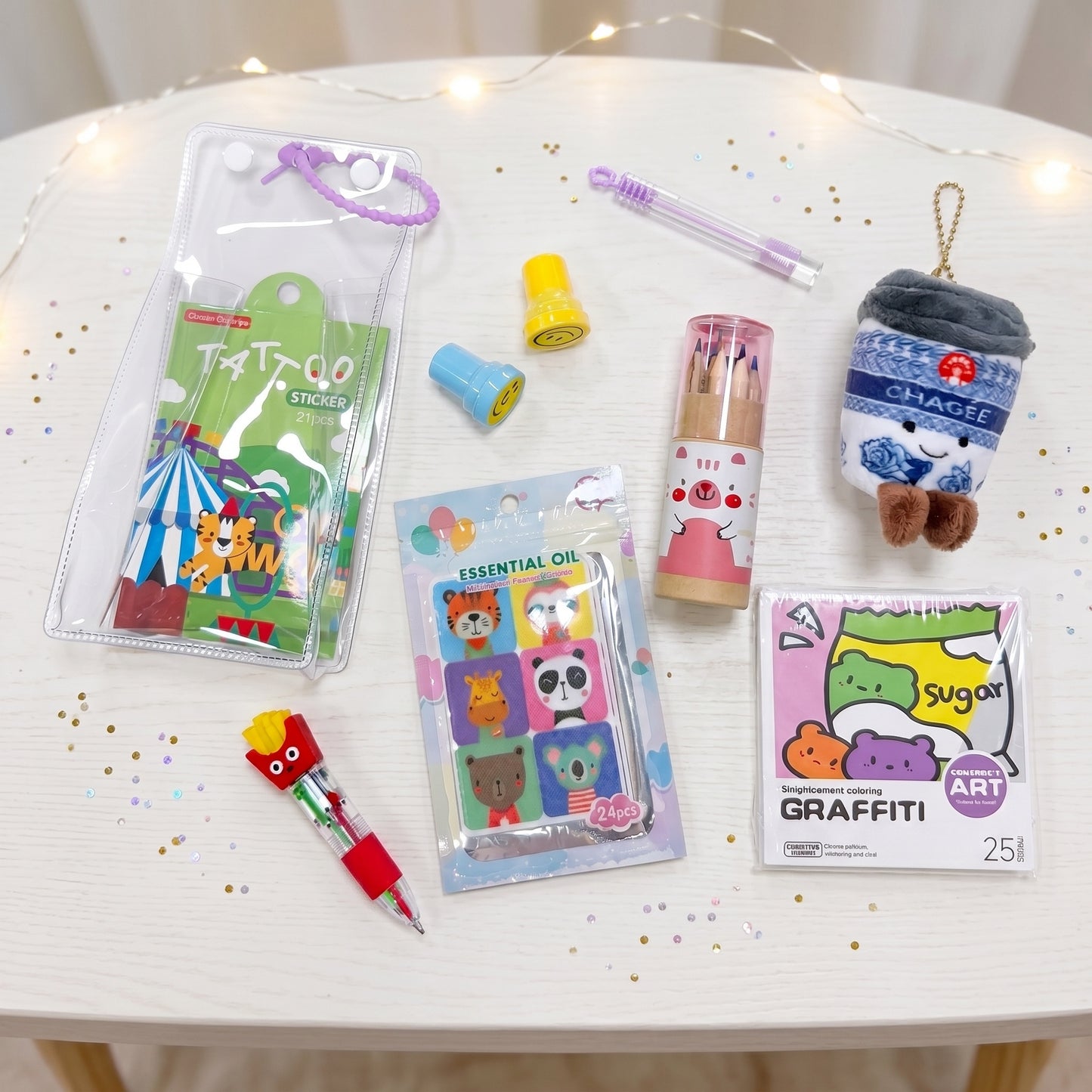 Plush Colouring Carrier Set