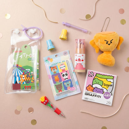 Plush Colouring Carrier Set