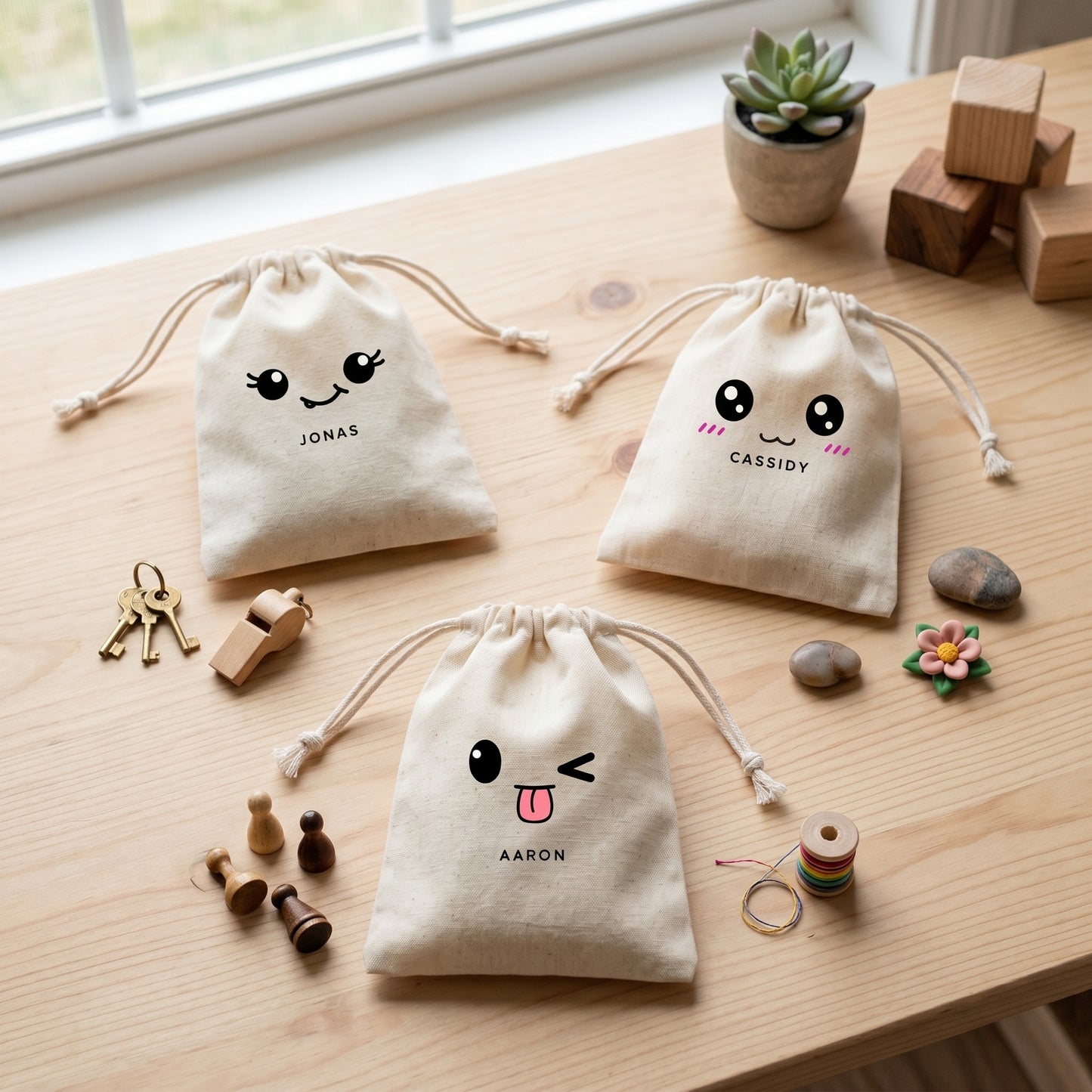 Emoji Faces Favor Bags