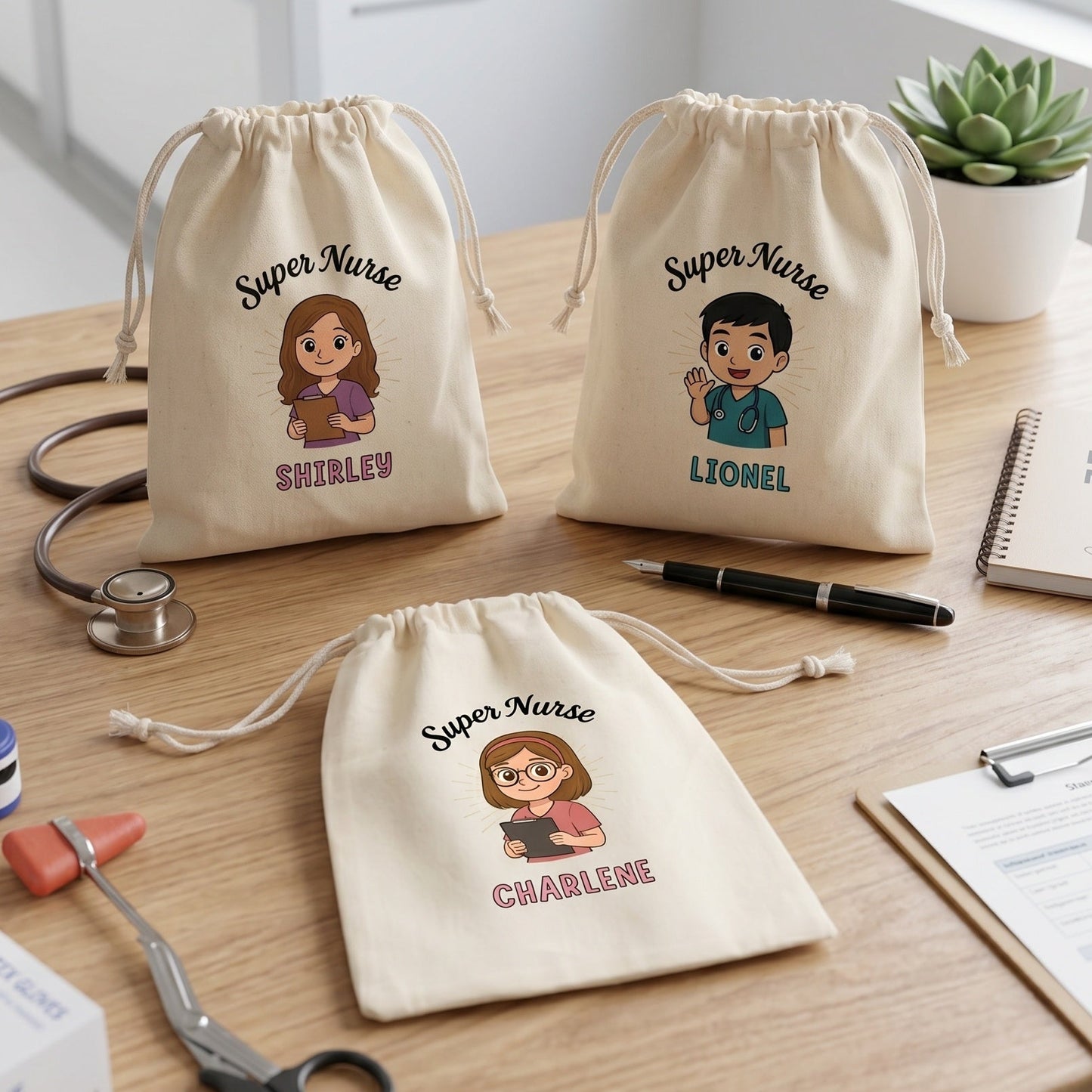 Super Nurses Favor Bags