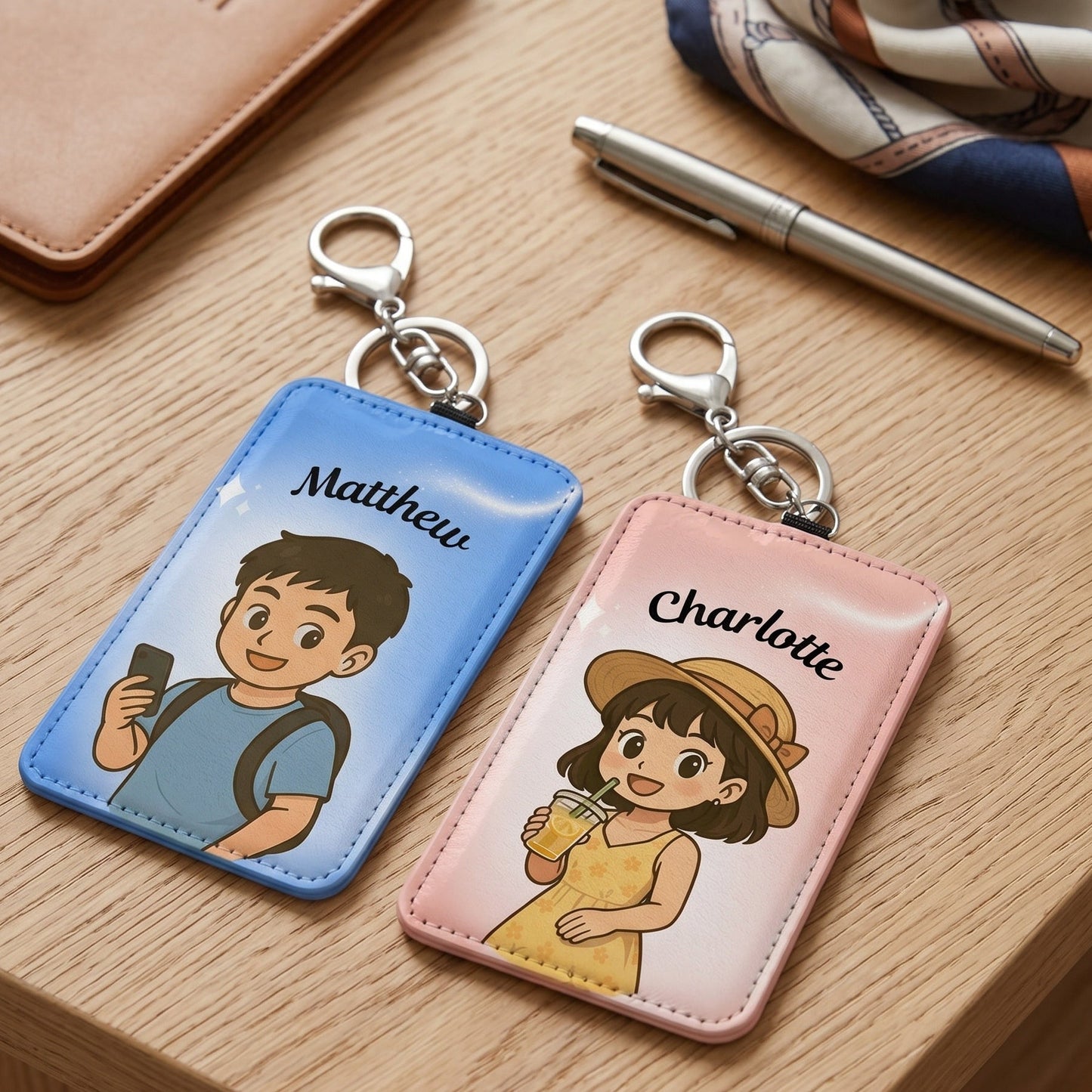 Friends Keychain Card Holders