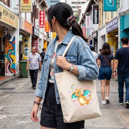 Canvas A4 Tote Bag - Pokemon Series
