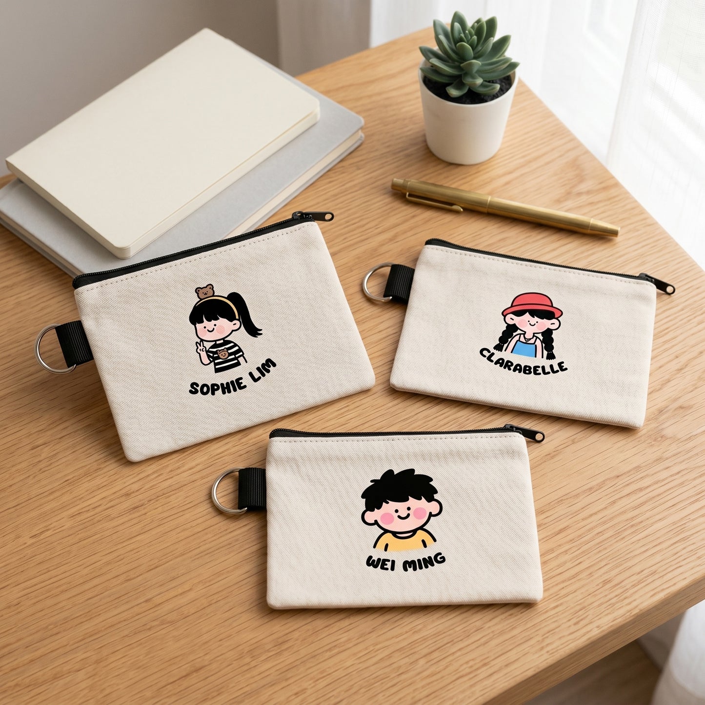 Chibi Crew - Keyring Coin Purse