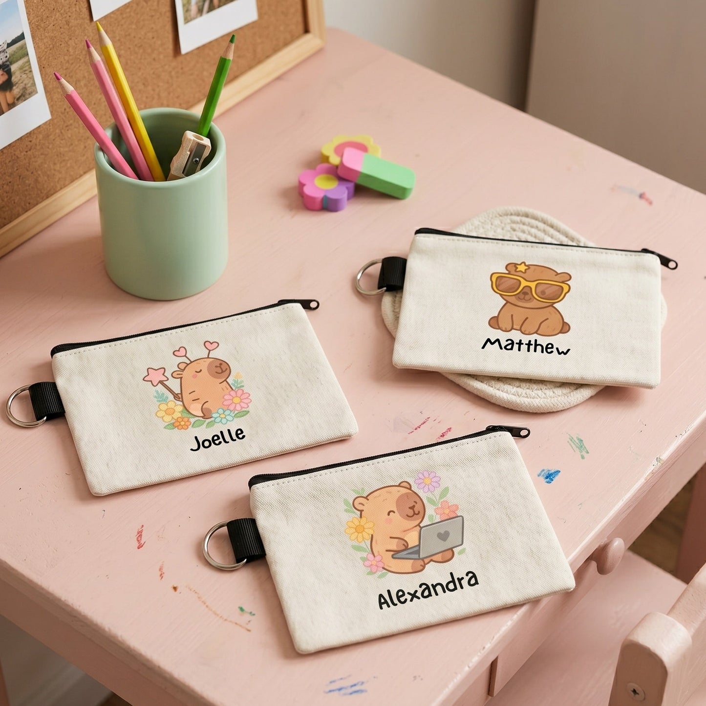 Capy Bara - Keyring Coin Purse