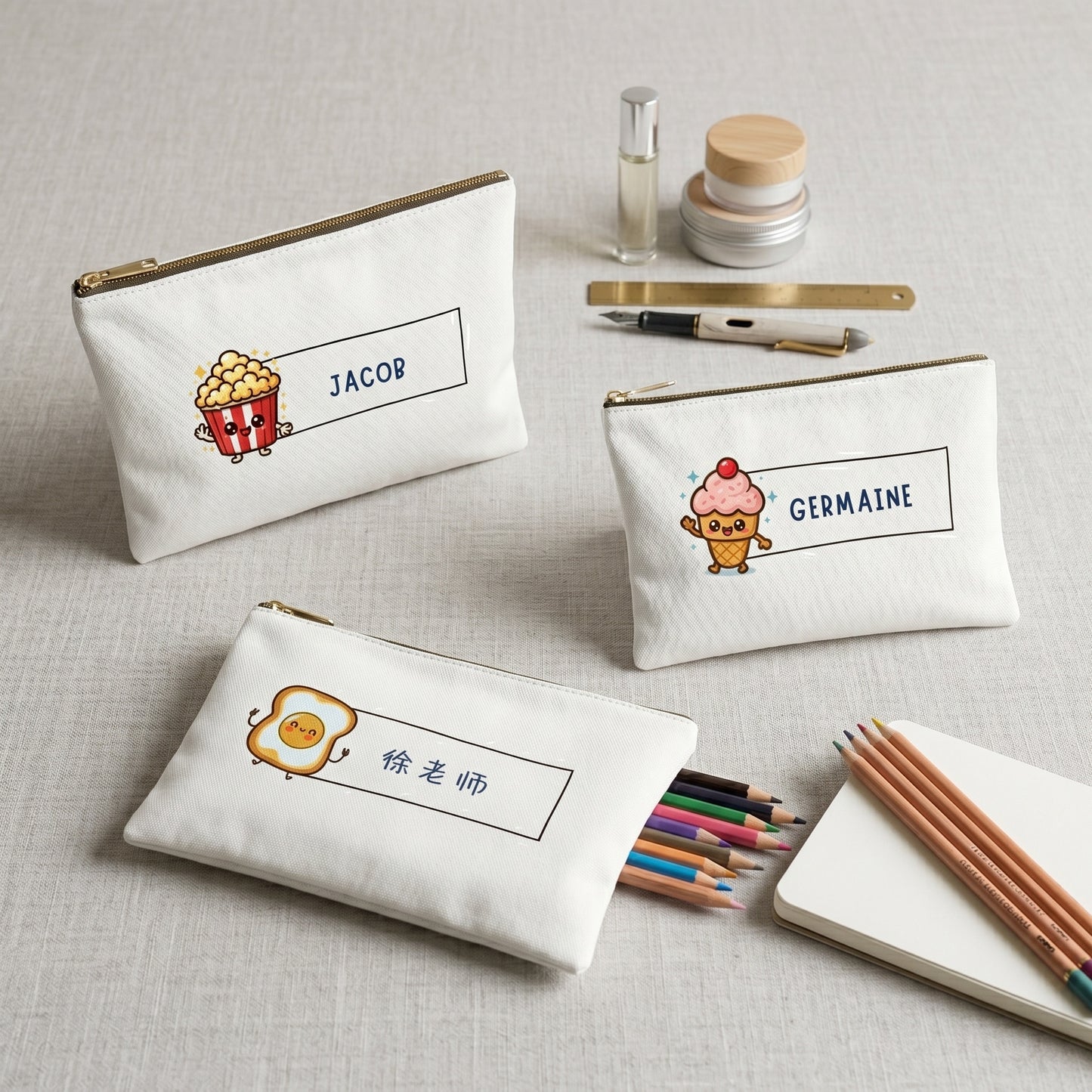 Foodie Series Zipper Pouch
