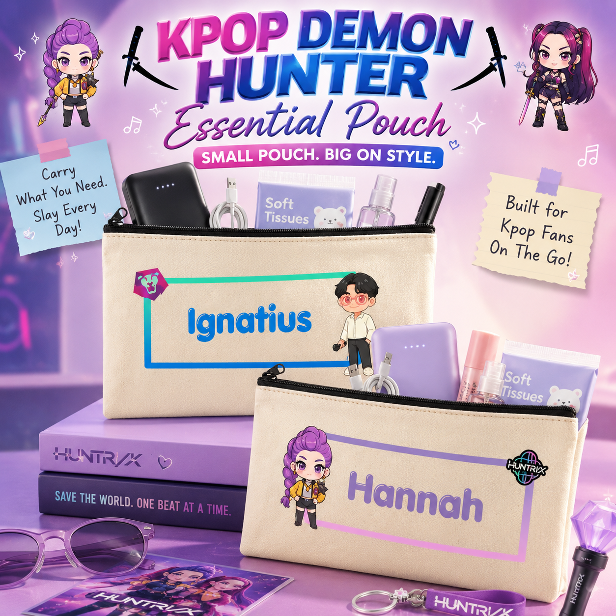 Kpop Demon Hunter Pencil Case