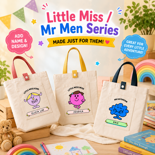 Little Miss/ Mr Men Custom Tote