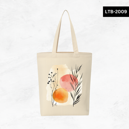 Canvas A4 Tote Bag - Abstract Shapes