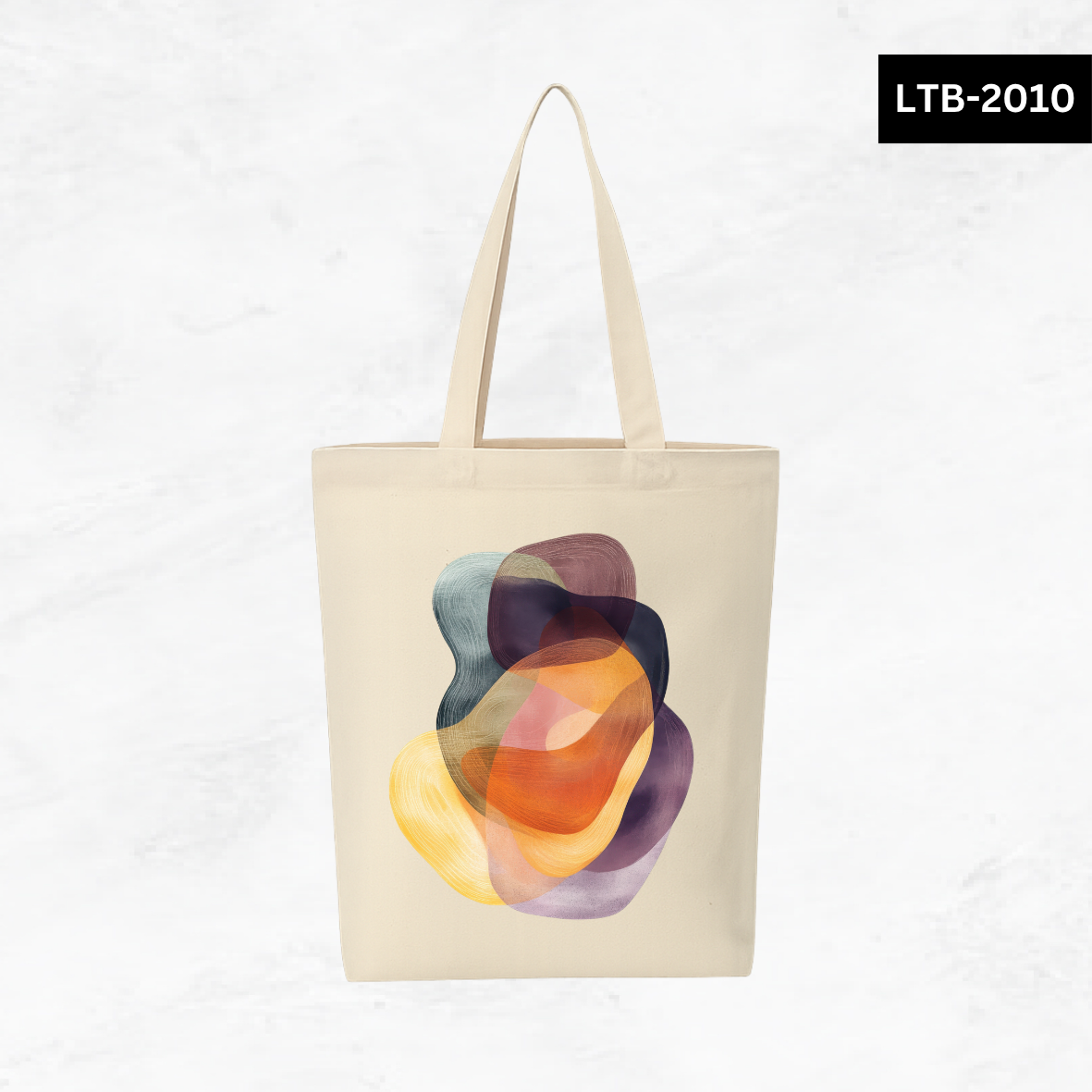 Canvas A4 Tote Bag - Abstract Shapes