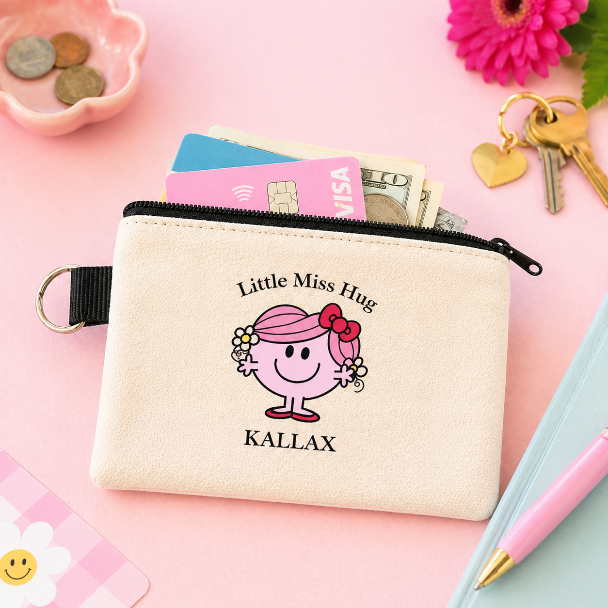 Litte Miss & Mr Little Series - Keyring Coin Purse