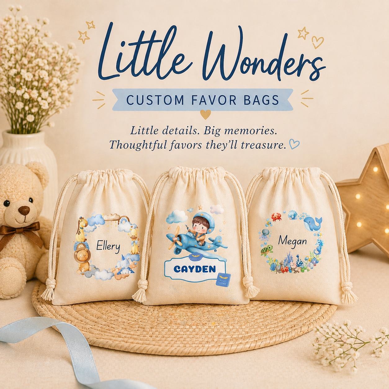 Little Wonders Favor Bags