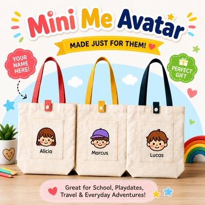 Mini Me Avatar Name Tote