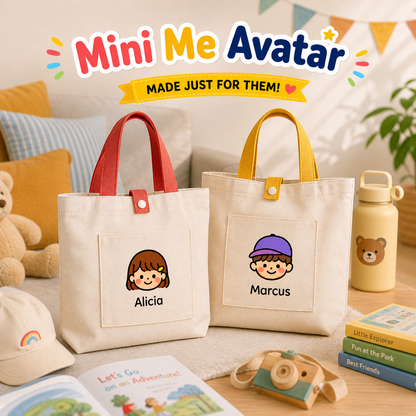 Mini Me Avatar Name Tote