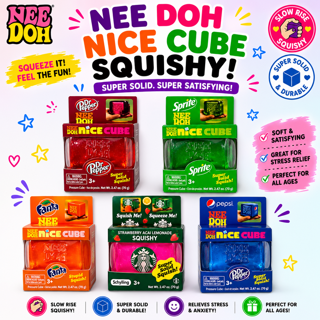 NeeDoh Nice Cubes