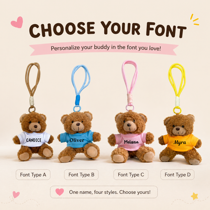 BuddyLoop Custom Name Bear