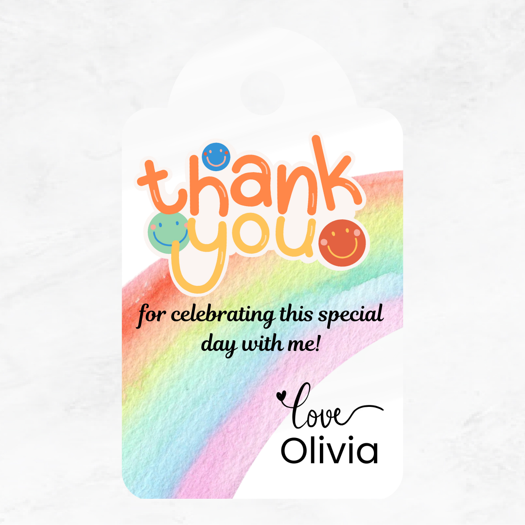 Set of 12pcs - OverTheRainbow Gift Tag