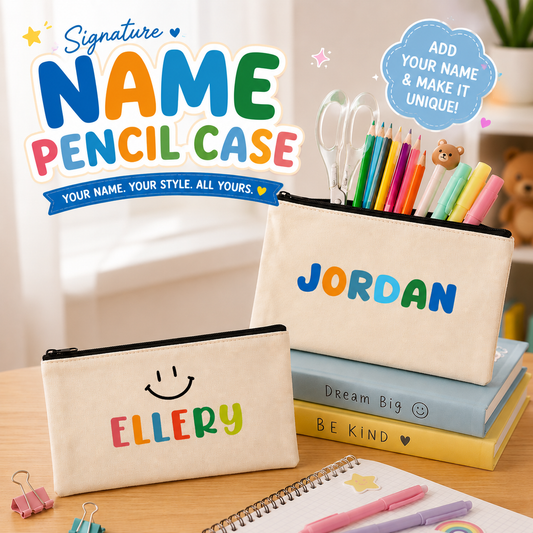 Signature Name Pencil Case