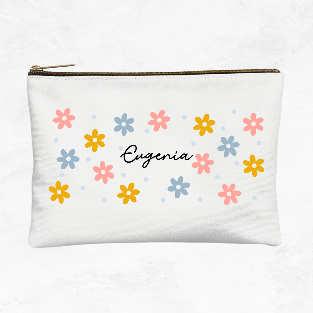 Pastel Blooms Zipper Pouch