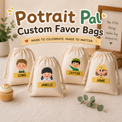 Portrait Pal Favor Bags