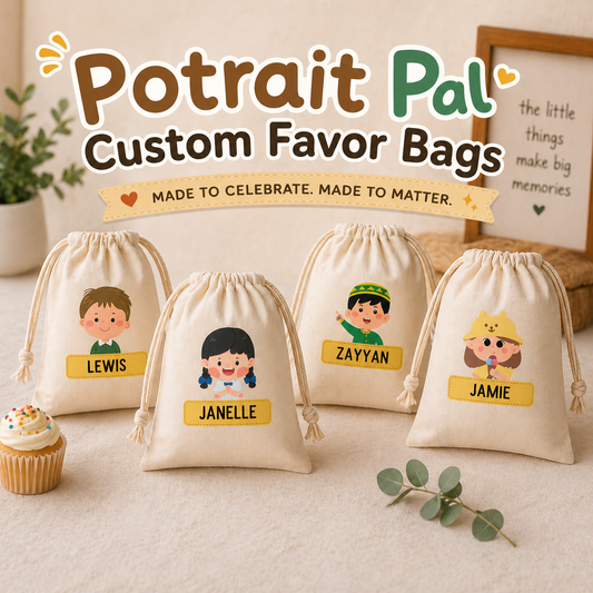 Portrait Pal Favor Bags