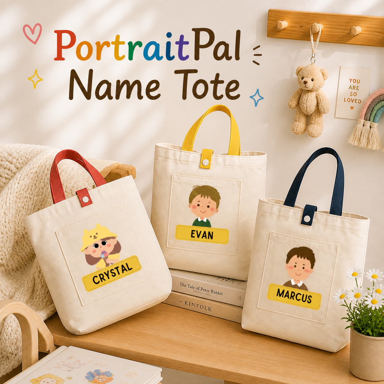 PortraitPal Name Tote