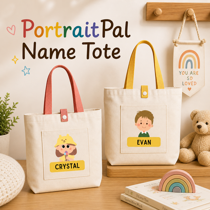PortraitPal Name Tote