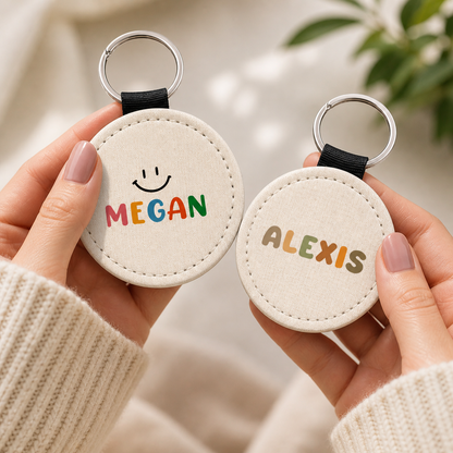 Signature Round Keytag