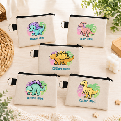 Safari Dinosaur - Keyring Coin Purse