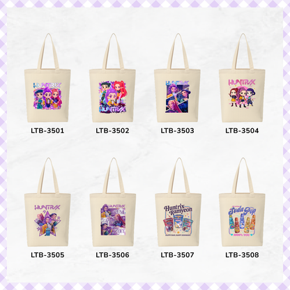 Canvas A4 Tote Bag - Demon Hunters