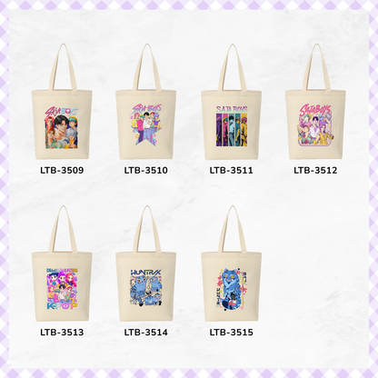 Canvas A4 Tote Bag - Demon Hunters