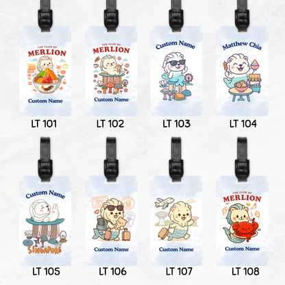The Club Of Merlion Luggage Tag