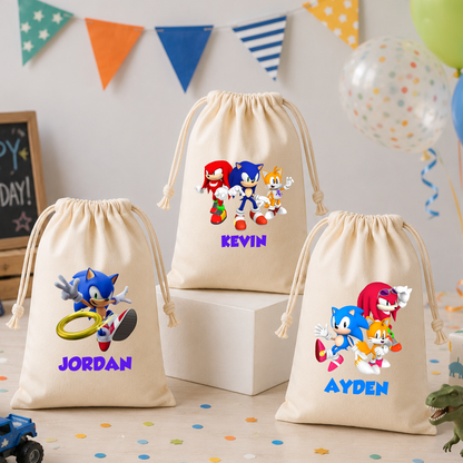 Super Sonic Custom Favor Bags