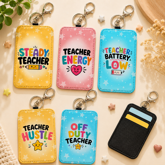 TeacherVibes - Keychain Card Holders